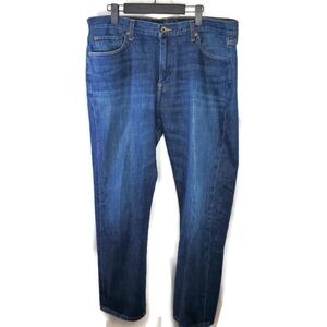 Men's Lucky Brand 221 Original Straight Renner Denim Blue Jeans 38 X 30